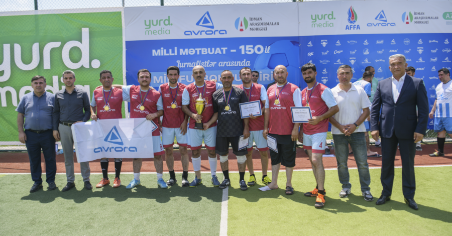 Jurnalistlər arasında keçirilən futbol çempionatının qalibi müəyyən olunub